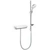 Image de hansgrohe Raindance Select S Système de douche apparent 150 3jet avec thermostatique Ecostat Select et barre de douche 90 cm, Blanc/Chromé, 27037400