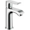 Image de hansgrohe Metris Mitigeur lavabo 100 pour lave-mains - sans vidage, Chromé, 31186000