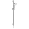 Image de hansgrohe Croma Select S Set de douche 1jet EcoSmart 9 l/min. avec barre de douche 90 cm, Blanc/Chromé, 26575400
