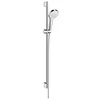 Image de hansgrohe Croma Select S Set de douche Vario avec barre de douche 90 cm, Blanc/Chromé, 26572400