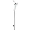 Image de hansgrohe Croma Select S Set de douche Multi avec barre de douche 90 cm, Blanc/Chromé, 26570400