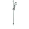 Image de hansgrohe Croma Select E Set de douche Multi avec barre de douche 90 cm, Blanc/Chromé, 26590400