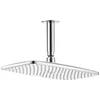 Image de hansgrohe Douche de tête économie d'eau Raindance E, pommeau de douche (EcoSmart) 360mm avec bras de douche pour montage au plafond,tête de douche pluie avec 1 type de jet, Chromé, 26604000