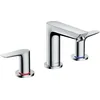 Image de hansgrohe Talis E Mélangeur 3 trous lavabo avec vidage, Chromé, 71733000