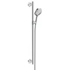 Image de hansgrohe Ensemble Barre de douche Raindance Select S 120 3 jets avec Douchette et Barre de douche 90 cm et Flexible et Curseur 26322000