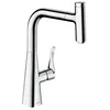 Image de hansgrohe Metris Select M71 Mitigeur cuisine 240, avec embout du bec extractible, 1jet, Chromé, 14857000