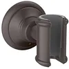 Image de Hansgrohe AXOR Montreux Support de Douche, Couleur : Noir Brossé Chrome