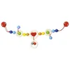 Image de Chaîne de poussette Coeurs Arc en Ciel Heimess - Jouets bébé Bio HM734750