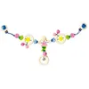 Image de Chaine Poussette Sirène avec clips Heimess - Jouets en bois HM734850