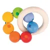 Image de Hochet Anneau Arc en Ciel Heimess - Jouets bébé Bio HM736810