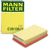 Image de MANN-FILTER C 28 136/1 Filtre à air - pour Véhicule de tourisme + utilitaires