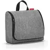 Image de reisenthel Trousse de toilette XL pratique avec crochet, matériau imperméable, Twist Silver., Einheitsgröße, Trousse de toilette