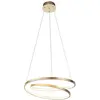 Image de Paul Neuhaus LED-Pendelleuchte, gold, geschwungener Leuchtring, Dimmfunktion, modern, 30W, 4000lm (2472-12)