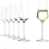 Image de Stölzle Lausitz Lot de 6 Flûtes à Champagne Starlight - Verres de Qualité Supérieure en Cristal pour Apéritif et Prosecco