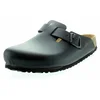 Image de Birkenstock Boston 60411, Sabots Mixte Adulte, Noir, 44 (normal), Noir, 44 EU