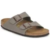 Image de Birkenstock Arizona, Sandales Femme (étroit), Gris Stone, 38 EU Étroit