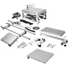 Image de Festool Scie à table CS 70 EBG Set PRECISIO (avec lame de scie circulaire, table coulissante, butée longitudinale, butée d'angle, kit d'aspiration, poussoir, garage d'accessoires, support avec rouleau
