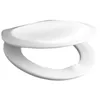 Image de Jika siège de toilette Euroline, blanc, avec couvercle, siège/couvercle en plastique