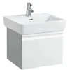 Image de Laufen Pro A Meuble de lavabo 818951, 1 tiroir, 390 x 470 x 450, couleur : neige (blanc mat) - H4830230954631