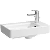 Image de Laufen Handwaschbecken LAUFEN PRO S 480x280mm asym re m ÜL 1 HL-Ausf. weiß 1 pièces