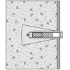 Image de Hewi Heinrich Wilke BM21.4 Matériel de fixation 801/805 Siège pliant léger pour béton cellulaire