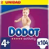Image de Dodot Activity Couches Taille 4+, 104 couches - 10-15 kg