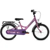 Image de PUKY YOUKE 16 Vélo pour enfant 16" à partir de 4 ans avec frein à rétropédalage et frein en V - Hauteur réglable - Cadre léger en aluminium - Vélo 16" pour garçons et filles - Violet perky