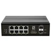 Image de LevelOne IGP-1031 Commutateur réseau Gigabit Ethernet (10/100/1000) Power Over Ethernet (PoE) / 10 Ports Gigabit PoE DIN-Rail, -40 °C à 75 °C/Noir