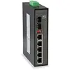 Image de LevelOne IES-0600 Gigabit Ethernet (10/100/1000) Noir - Commutateurs réseaux (Gigabit Ethernet (10/100/1000), Full Duplex, Montage Mural)