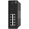 Image de LevelOne Hilbert 10-Port Industrial Gigabit Smart Lite Switch, 8 x Gigabit RJ45, 2 x Gigabit SFP