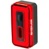 Image de SIGMA HIRO 70 | Feu arrière de vélo COB homologué StVZO avec feu de frein et feu de frein d'urgence, fonction de charge USB-C | 500 m de visibilité | Montage sans outils