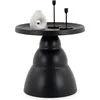 Image de IDIMEX Table Basse Ronde Loris Design Moderne Diamètre 50 cm Noire, Table d'appoint Design en Métal