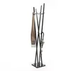 Image de IDIMEX Porte-Manteaux Vitus Portant à vêtements Design Contemporain Structure en métal laqué Noir