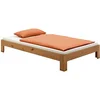 Image de Lit futon Thomas Couchage Simple 120 x 200 cm 1 Place et Demi / 1 Personne, en pin Massif lasuré Couleur Campagne