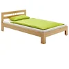 Image de IDIMEX Theo Lit simple en bois massif avec tête de lit en pin massif laqué 90 x 200 cm