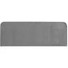 Image de Tête de lit NOVARE 160, en Tissu rembourré, Fixation Murale Design Arrondi Moderne, pour lit 160 cm ou Moins, Gris