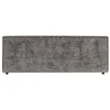 Image de IDIMEX Tête de lit ELOWA 160 rembourrée, en Tissu Polyester pour lit 160 cm, sur Pieds en Plastique, Gris