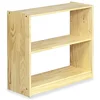 Image de IDIMEX Étagère sur pied avec 3 étagères, couleur naturelle - Bibliothèque en pin massif pour chambre d'enfant ou bureau