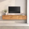 Image de IDIMEX Freijó TECCA Étagère de salon suspendue 3 portes TV 75 Bois