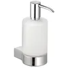 Image de Keuco 14953019000 Plan Distributeur Mural de Lotion avec Pompe en Verre Cristal Mat Chromé