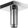 Image de Keuco Bras de douche 53089010102 pour raccord de plafond avec rosace carrée 100 mm Chromé