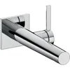 Image de Robinetterie Keuco IXMO 59516, mitigeur monocommande de lavabo, 219mm, pour Montage encastré, Rosette Angulaire, Coloris: Chromé - 59516011102