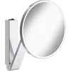 Image de KEUCO iLook_move Miroir mural grossissant x 5 avec bras pivotant Chromé 20 x 20 cm