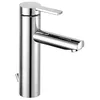 Image de KEUCO Keuco 130 PLAN Blue Mitigeur de lavabo monocommande avec bonde à tirette 1 1/4", finition aluminium