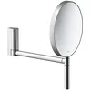 Image de Keuco Plan Series Lot de 5 miroirs cosmétiques réversibles Finition aluminium