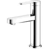 Image de Keuco IXMO Mélangeur monocommande de lavabo plat 100 sans drain projection 109 mm 59502 Couleur : Chrome