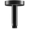 Image de KEUCO Bras de douche, raccord de plafond, rond, saillie 100 mm, 51689370100, couleur : noir mat