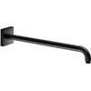 Image de KEUCO Bras de douche, forme de rosace rectangulaire, 450 mm, 53088370402, couleur : noir mat
