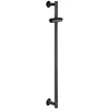 Image de KEUCO IXMO Barre de douche, 855 mm, rosace ronde, 59585370901, couleur : noir mat
