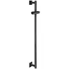 Image de KEUCO IXMO Barre de douche 855 mm, rosace carrée, 59585370902, couleur : noir mat